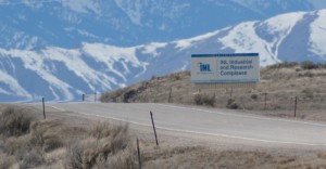 INL eastern entrance, in a remote area of eastern Idaho.  INL has direct connections to WIPP.