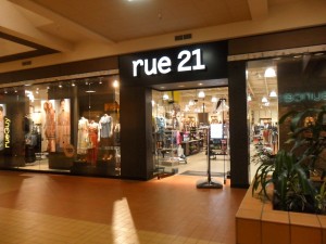 Will the relatively new rue21 store in the Pine Ridge Mall be forced to shutdown?
